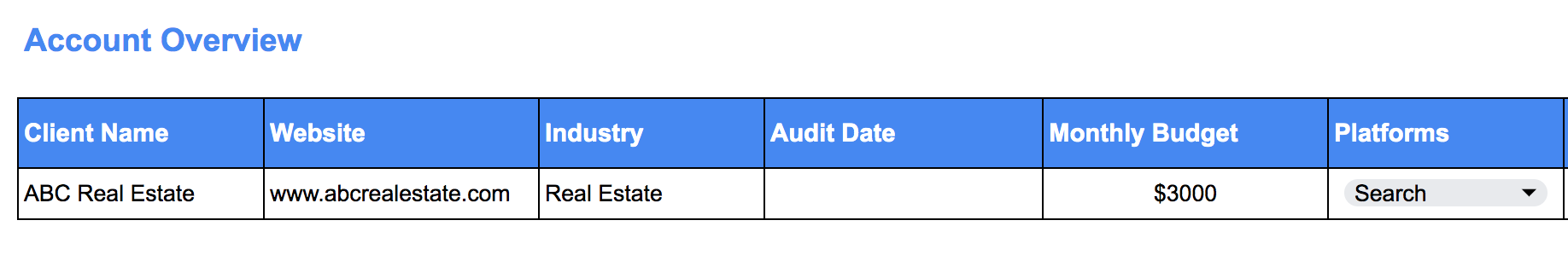 analisis de cuenta google ads